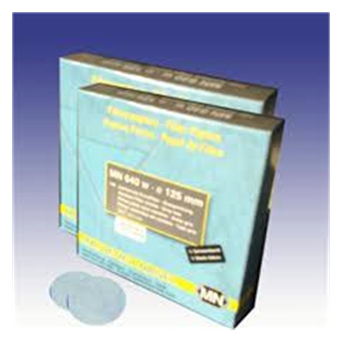 filtre kağıdı-kantitatif-M&Nagel-110 mm-mavi bant-yavaş akış hızı