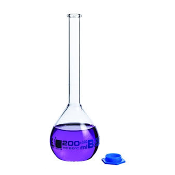 Volumetric Flask Sılberbrand Class B 2000 Ml Boro 3.3 Ns 29/32 Pp-Stopper 