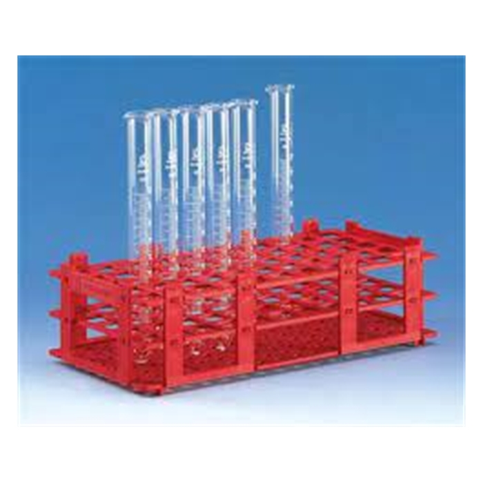 Test Tube Rack Pp 265 X 126 X 88 Mm For 21 Tubes Up To 30 Mm Ø Blue 