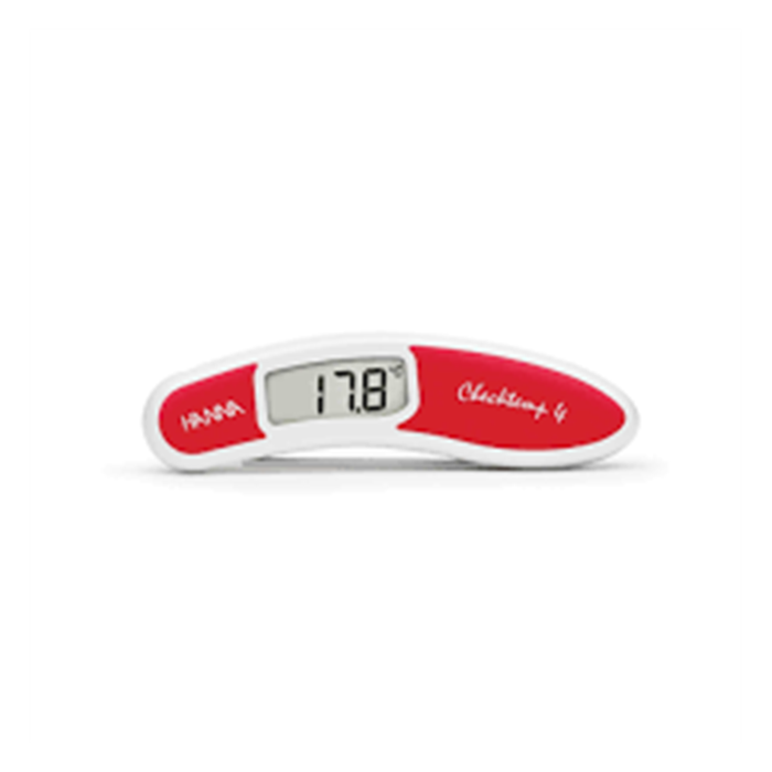 Checktemp4 çiğ et için kırmızı katlanır termometre