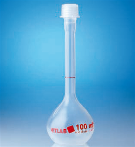 Balon Joje Plastik (Pmp) B Kalite Vidalı Kapaklı (Pp) Dereceli 1000 ml